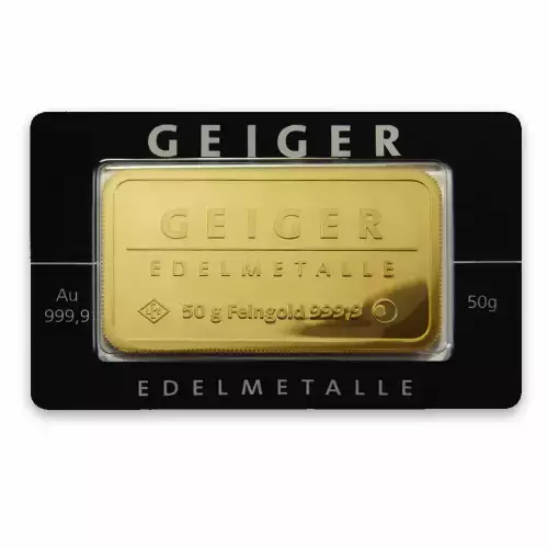 50g Schloss Güldengossa Gold Bar (CoinCard) (2)