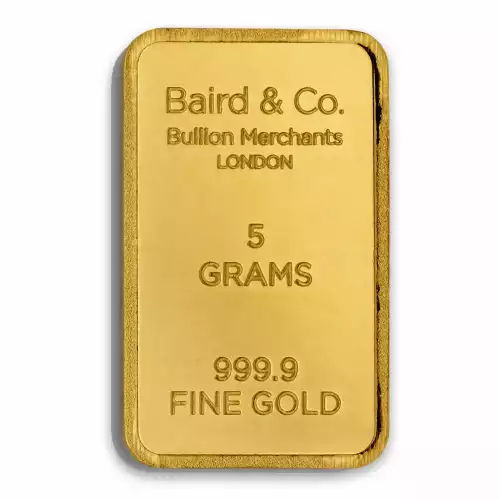 5g Baird & Co Minted Gold Bar (2)