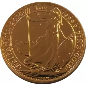 Any Year 1oz British Gold Britannia - 9999 (2013-present) (2)