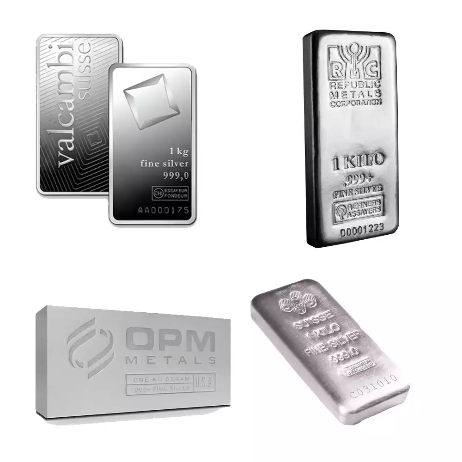 LBMA Approved 1kg gold bar - Various Mints (2)