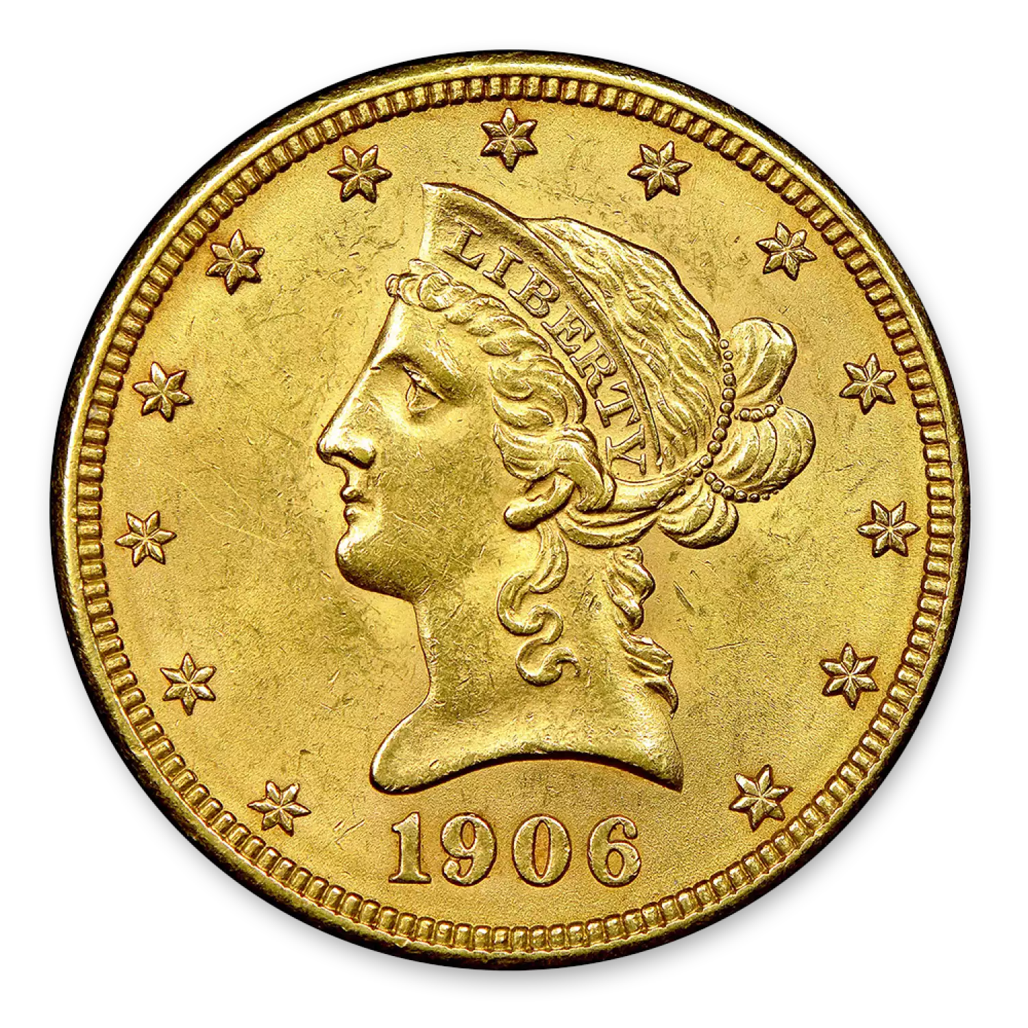 Liberty Head $10 (1838 - 1907) - MS+