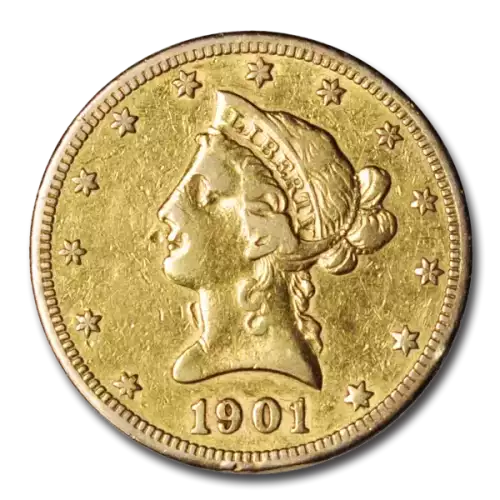 Liberty Head $10 (1838 - 1907) - XF (2)