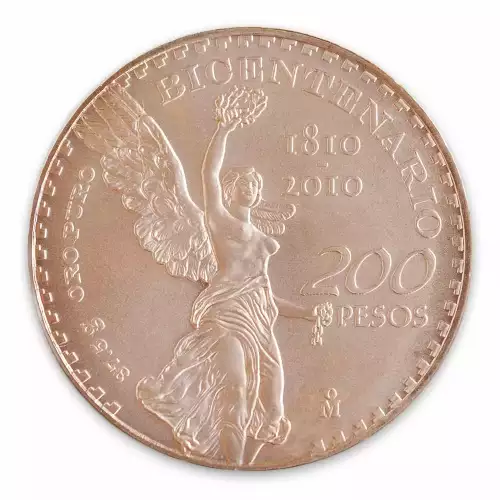 Mexican 200 Peso Gold Coin - Bicentenario (2)