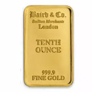1/10oz Baird & Co Minted Gold Bar (2)
