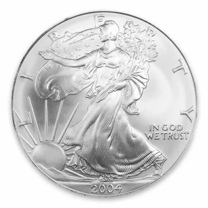 2004 1oz American Silver Eagle (2)