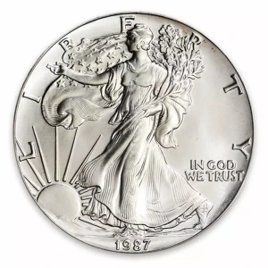 1987 1oz American Silver Eagle (2)