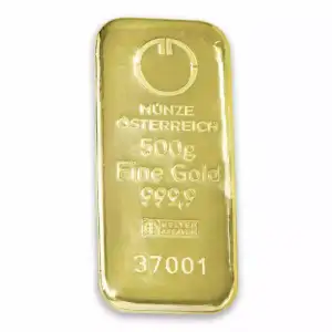 500g Austrian Mint Gold Bar (2)