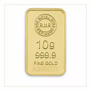10g Royal Mint Refinery Minted Gold Bar (2)