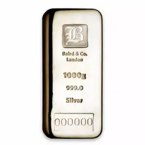 1kg Baird & Co Silver Cast Bar (2)