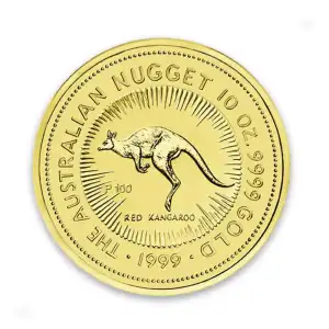 1999 10oz  Bullion Nugget / Kangaroo Coin (2)