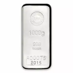1kg The Royal Mint Silver Cast Bar (2)
