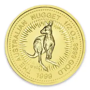 1999 1/2oz  Bullion Nugget / Kangaroo Coin (2)