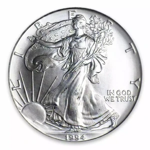 1994 1oz American Silver Eagle (2)