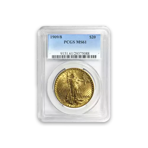 St. Gaudens $20 (1907 – 1933) - PCGS - MS61